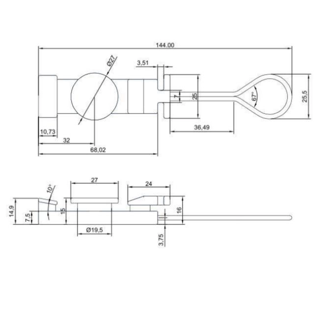 Anchor Clamp S Type for Drop Cable