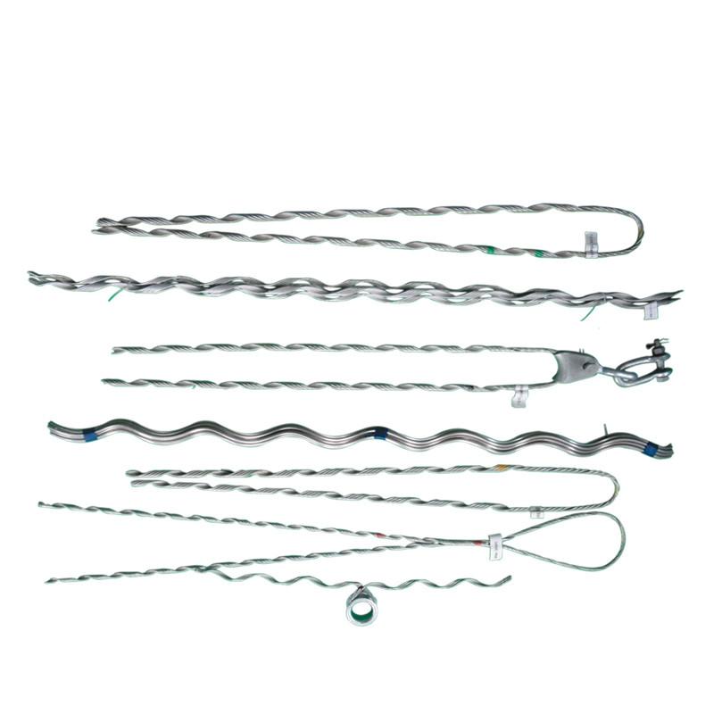 Supporting Guy Grip Fiber Optic ADSS,Tangent Suspension Line Guy Grip Heliform,Tangent Suspension Line Guy Grip Preformed 