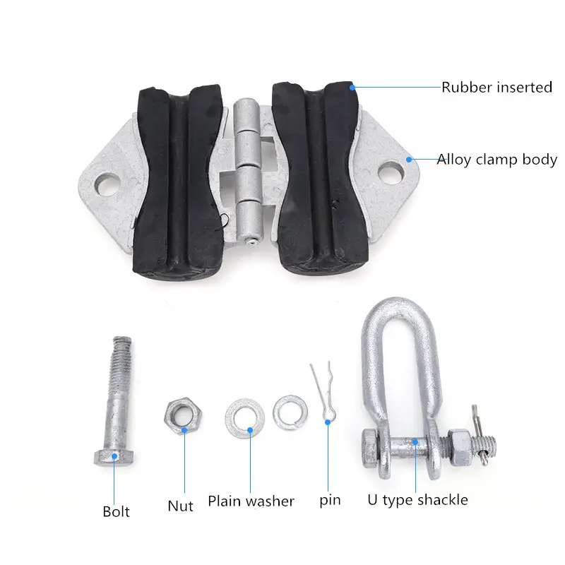 Pole Install Suspension Clamp for ADSS Cable