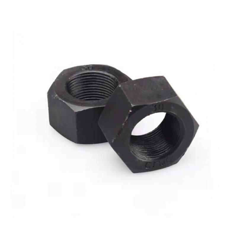 Hex Nut Heavy Black Nish 5/8”