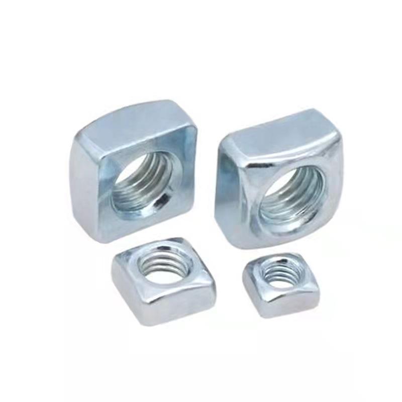 Zinc-plated Steel Square Nut 