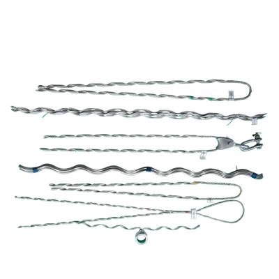 Supporting Guy Grip Fiber Optic ADSS,Tangent Suspension Line Guy Grip Heliform,Tangent Suspension Line Guy Grip Preformed 